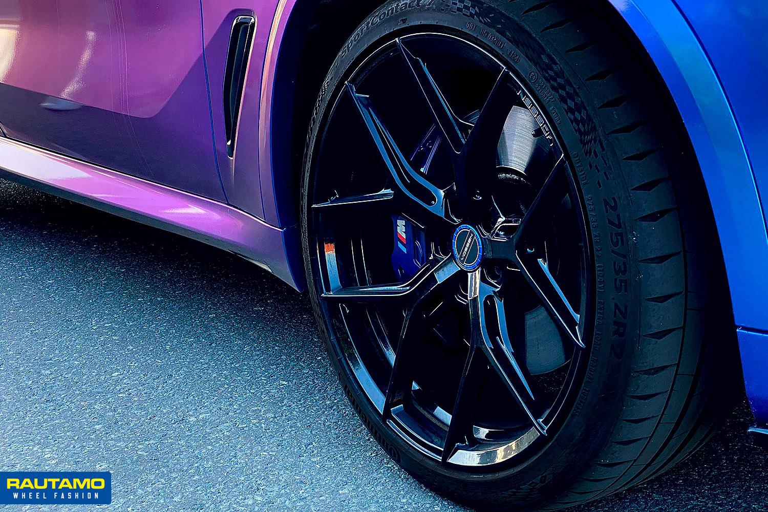 BMW X5 Vossen HF5 Gloss Black