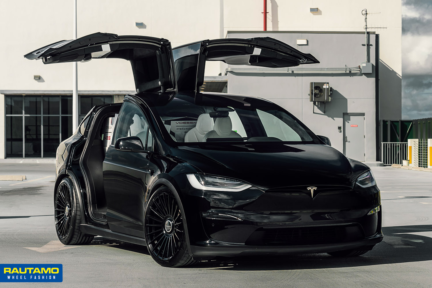 Tesla Model X Vossen HF8 Gloss Black