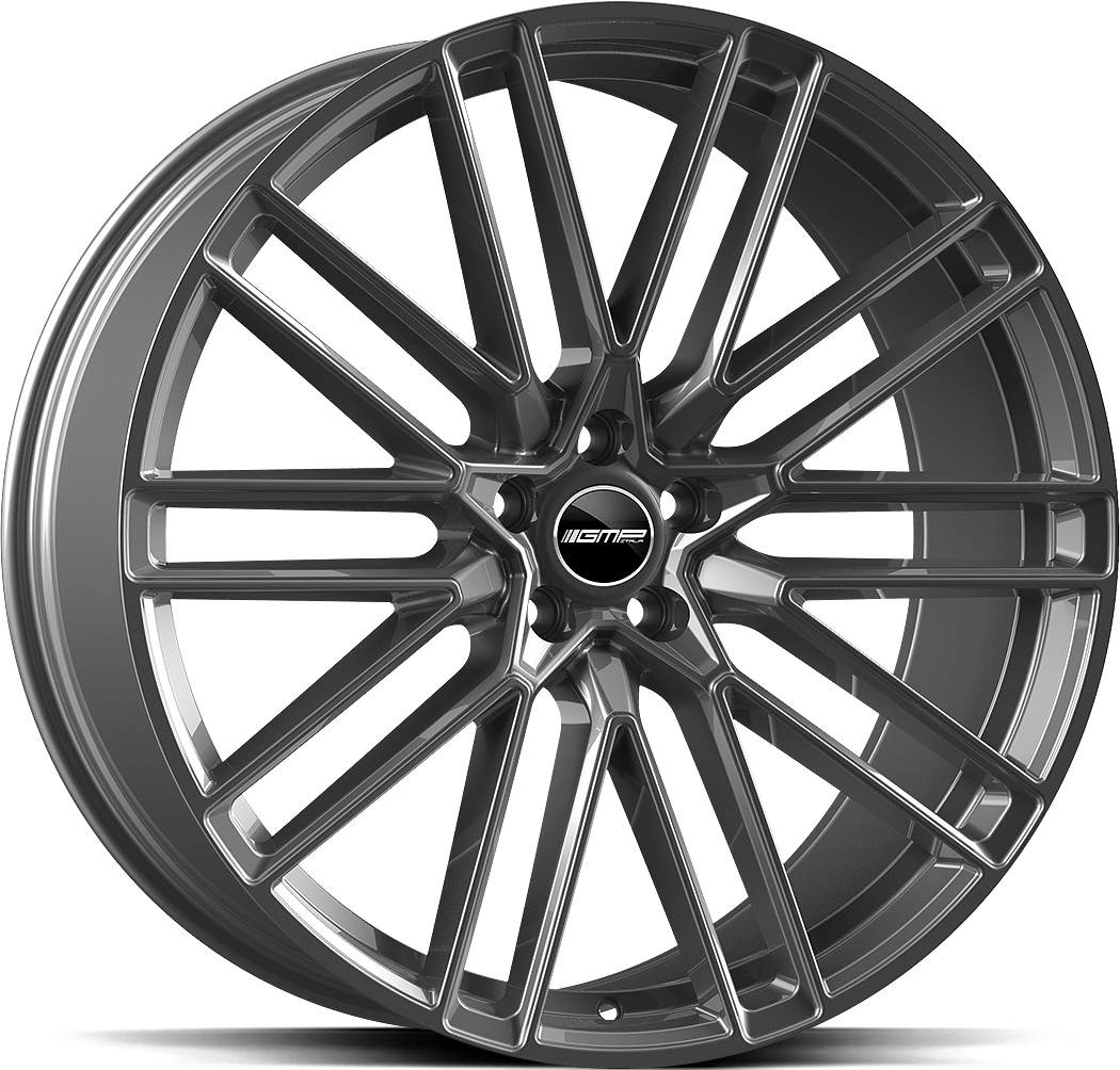 GMP Stilgar Glossy Anthracite erikoisvanteet autoon fälgar bilen