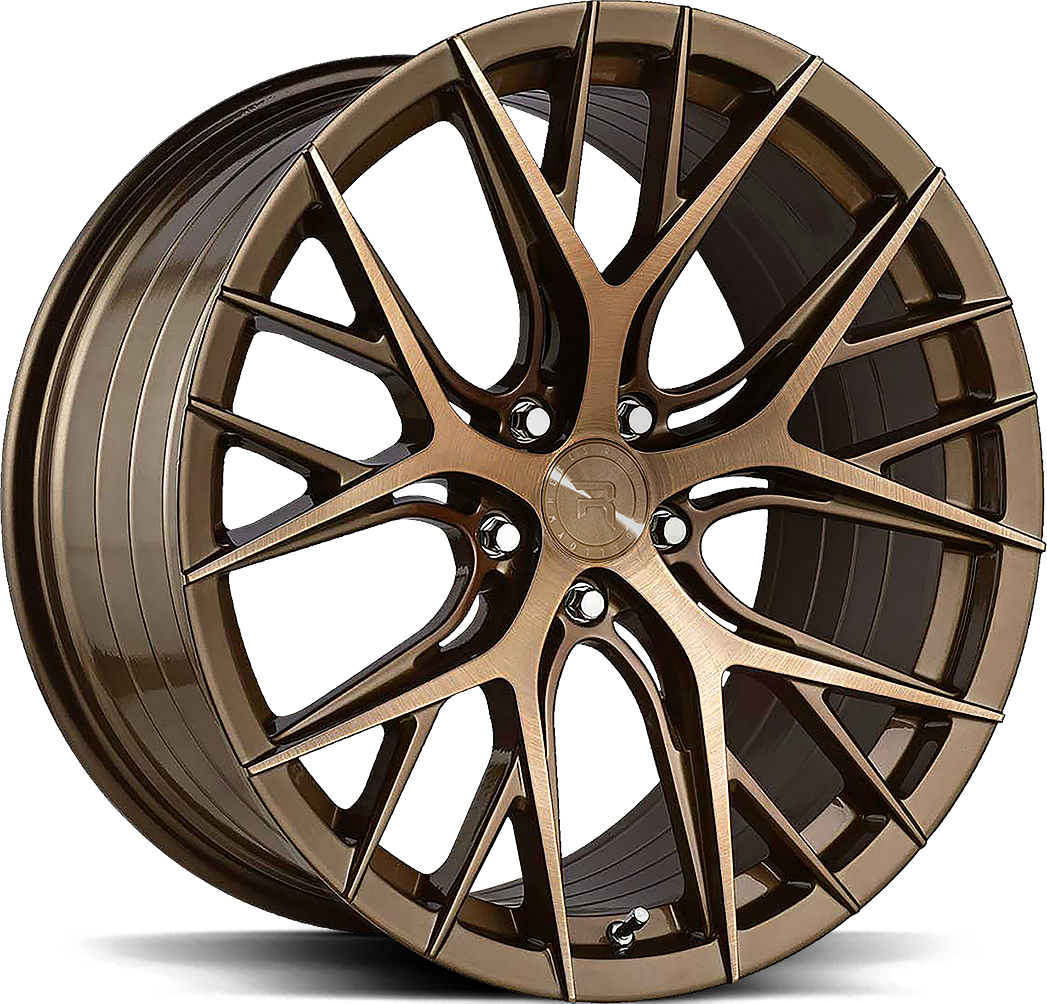 R-Series R16 Brushed Dual Bronze vanteet autoon fälgar till bilen