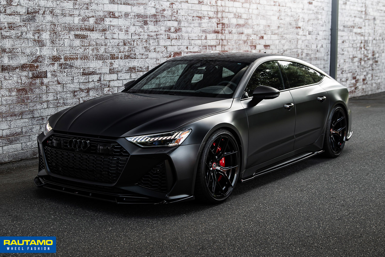 Vossen HF5 Gloss Black vanteet autoon bil fälgar Audi RS7