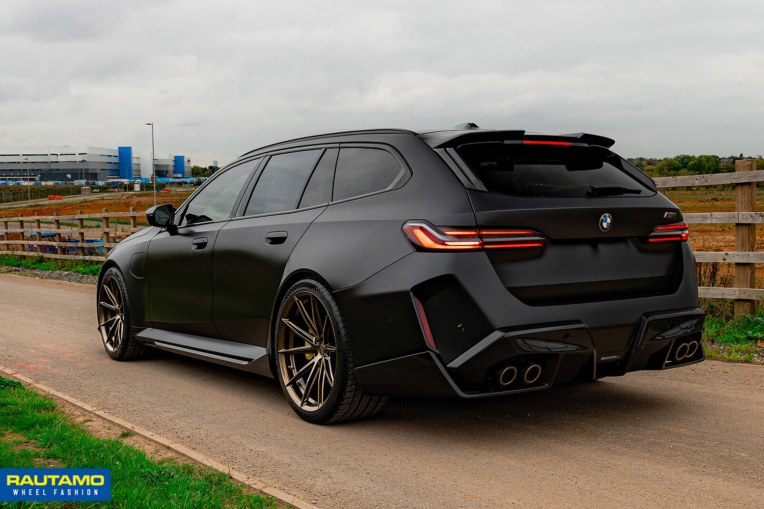 BMW M3 Tourer, Vossen HFX-2 Satin Bronze, Hybrid Forged