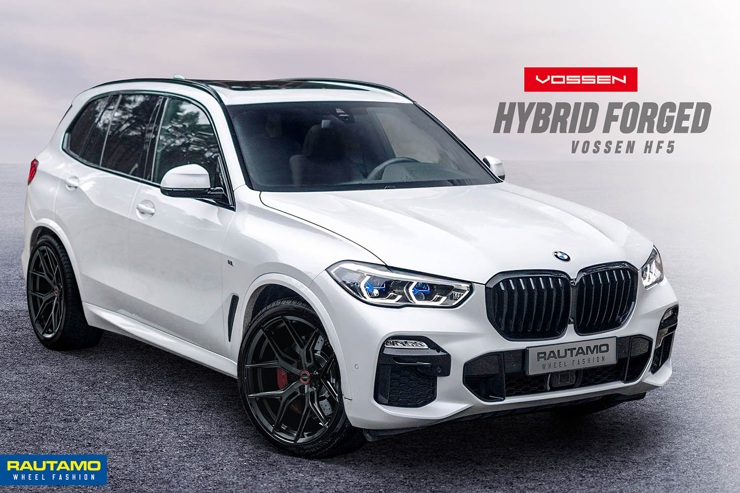 Vossen HF5 BMW X5 vanteet autoon bil fälgar suv