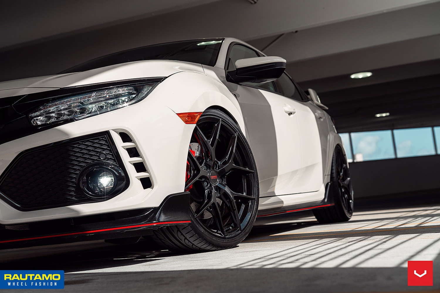 Vossen HF5 Gloss Black vanteet autoon bil fälgar Honda Type R