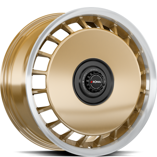 Ronal R50 REV B Racing Gold Rim Lip Diamond Cut