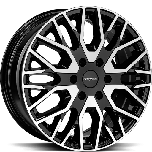 Carmani 20 Ludwig Black Polish HL 6 Bolts