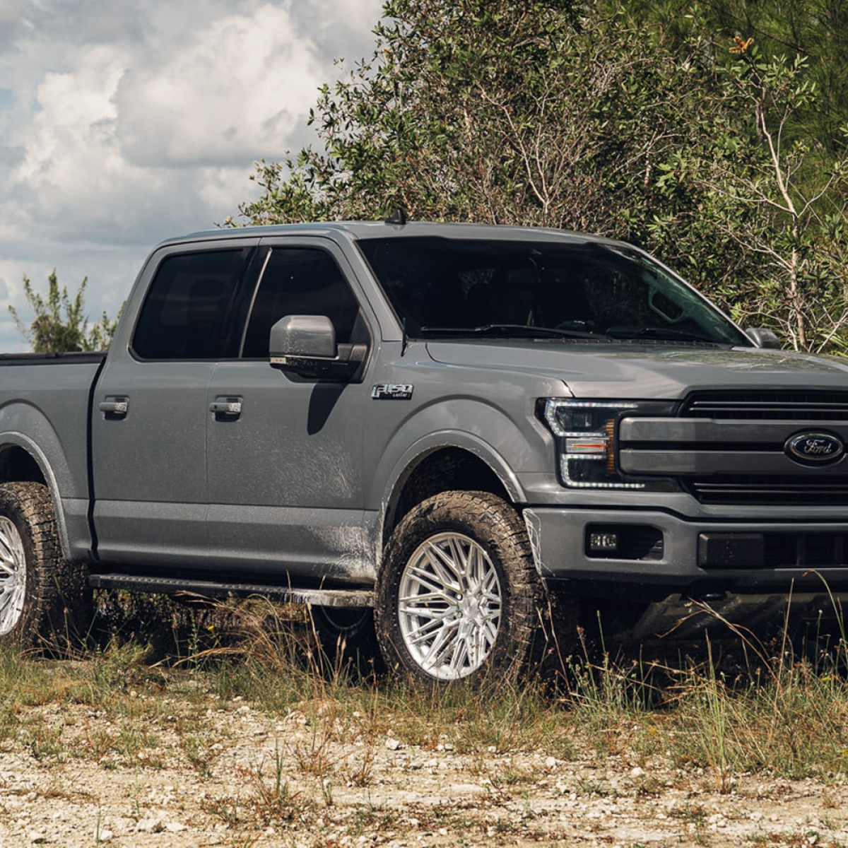 Ford Ranger Vossen HF6.5 Silver Polished