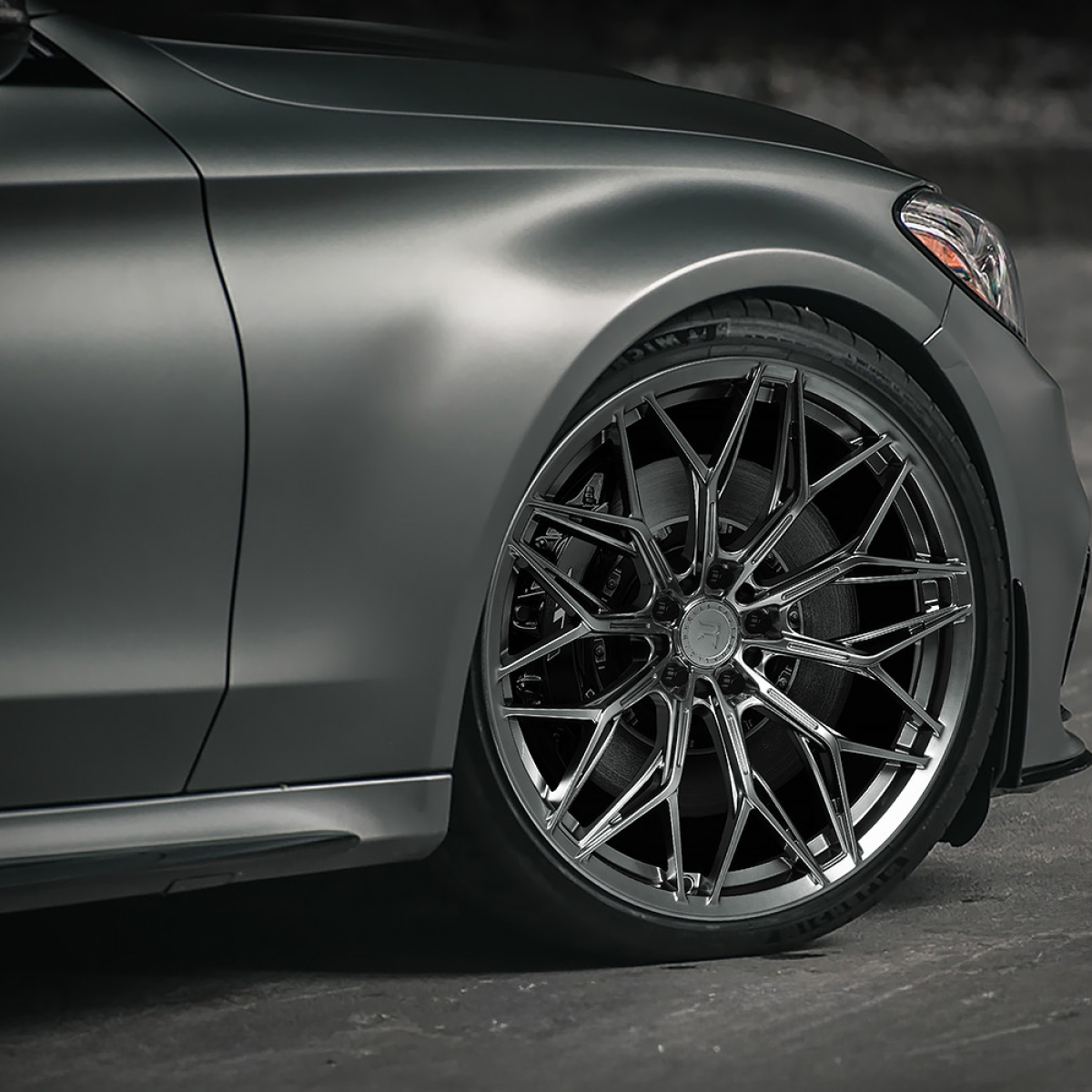 Mercedes C63S R-Series R18 Hyper Silver Black