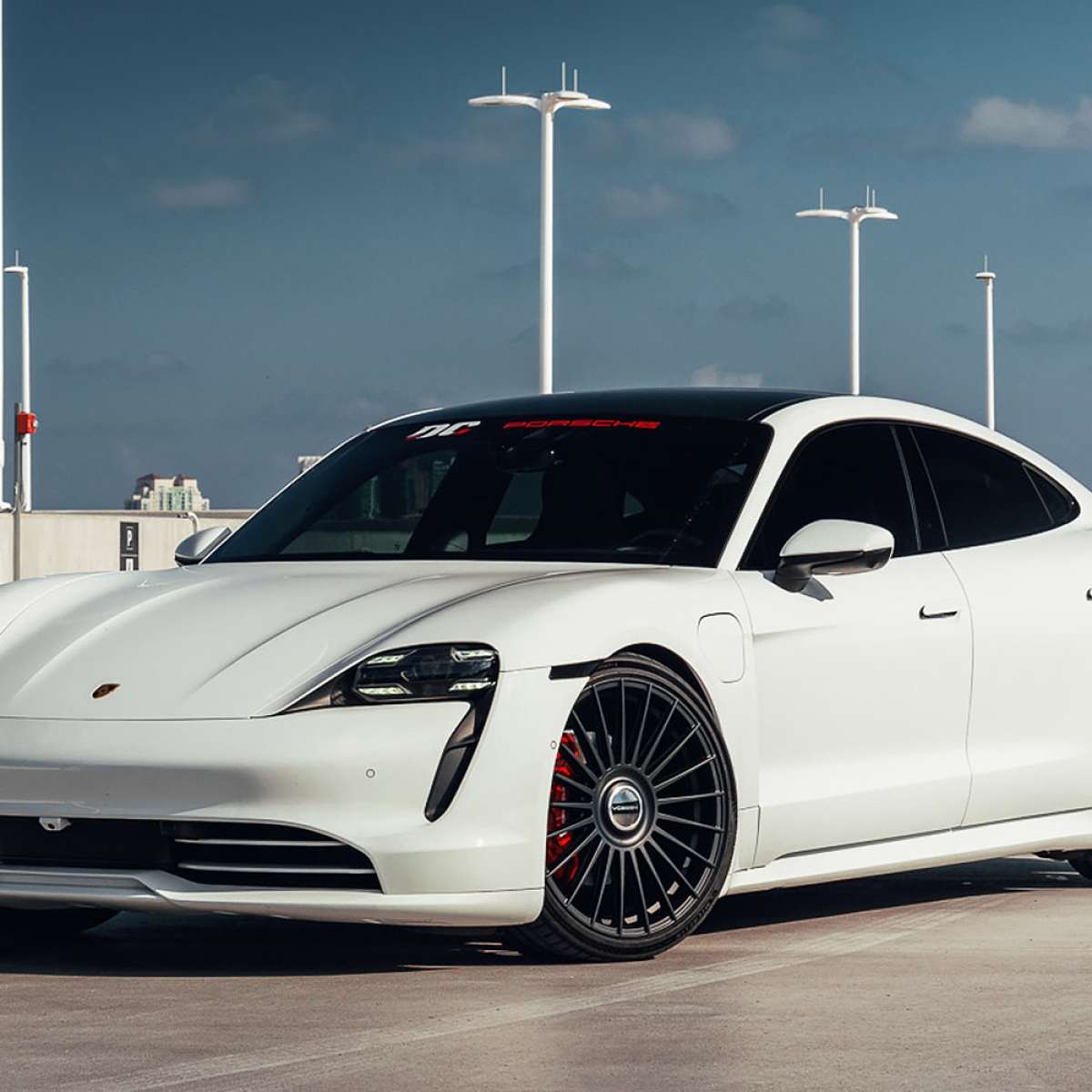 Porsche Taycan Vossen HF8 Gloss Black