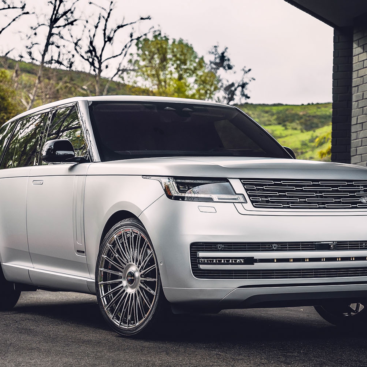 Ranger Rover Vossen HF8 Brushed Black Diamond