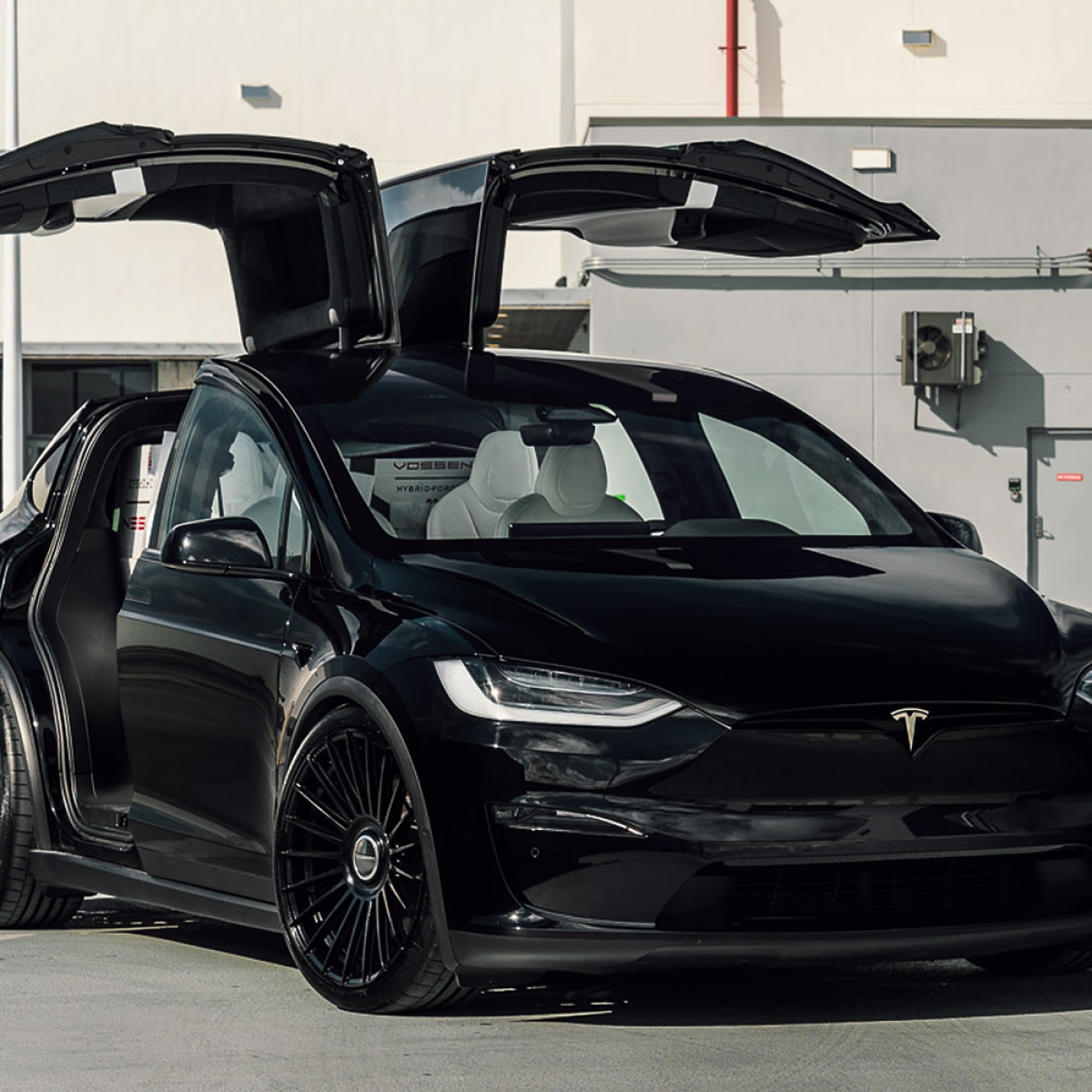 Tesla Model X Vossen HF8 Gloss Black